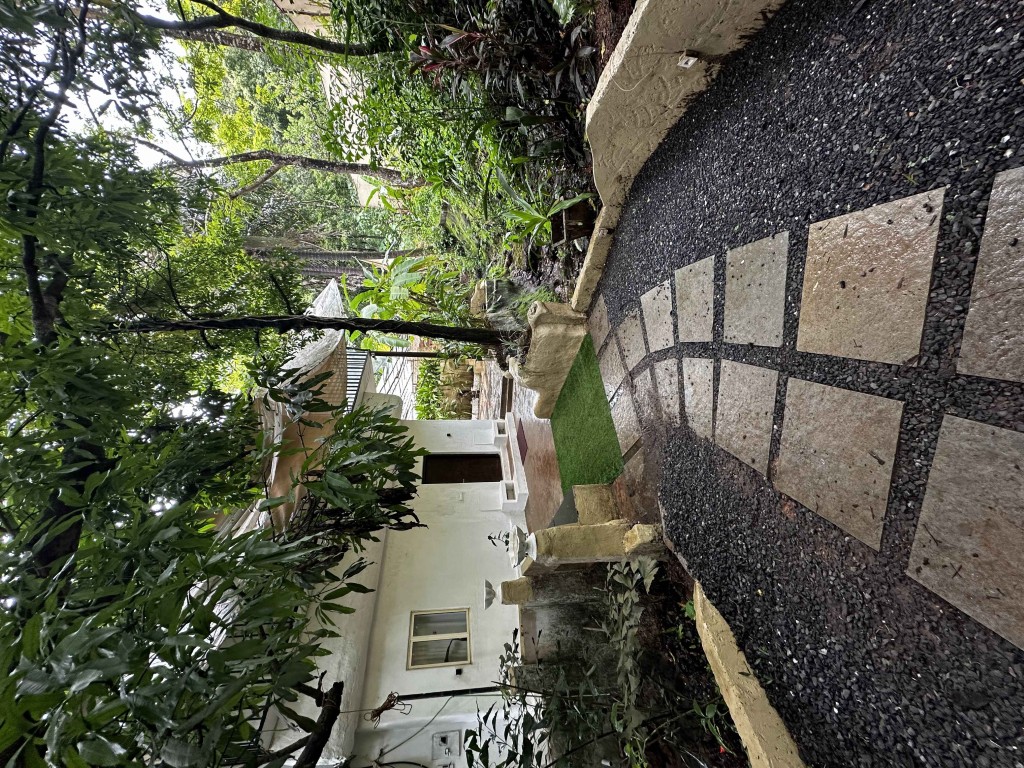 walkway to the Airbnb