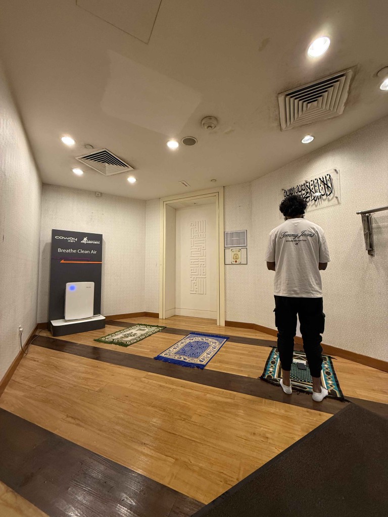 prayer area at KLIA