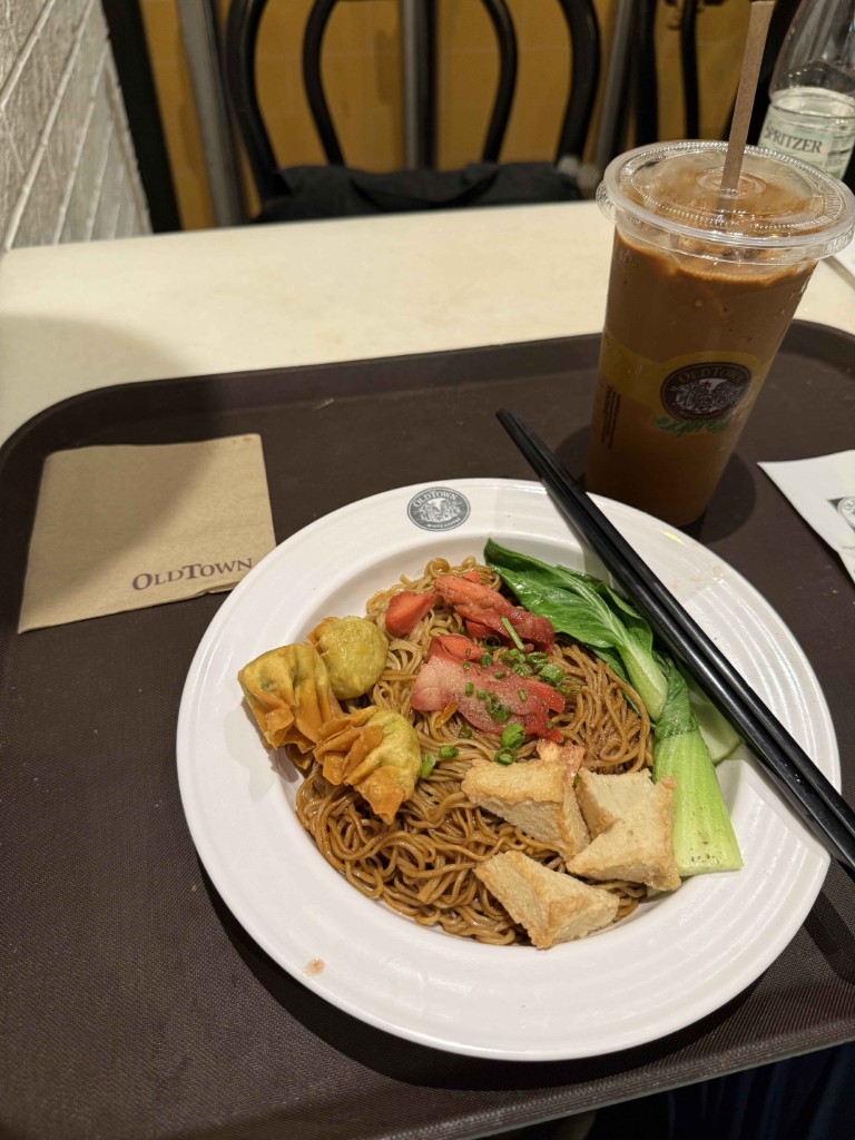 dinner at Old Town before take-off
